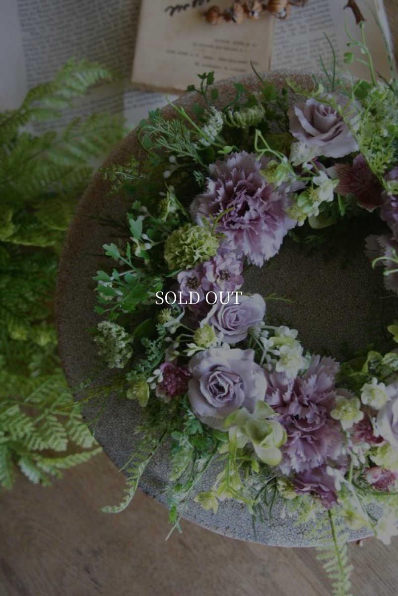 画像4: エレガントモーブピンクのリース (4)