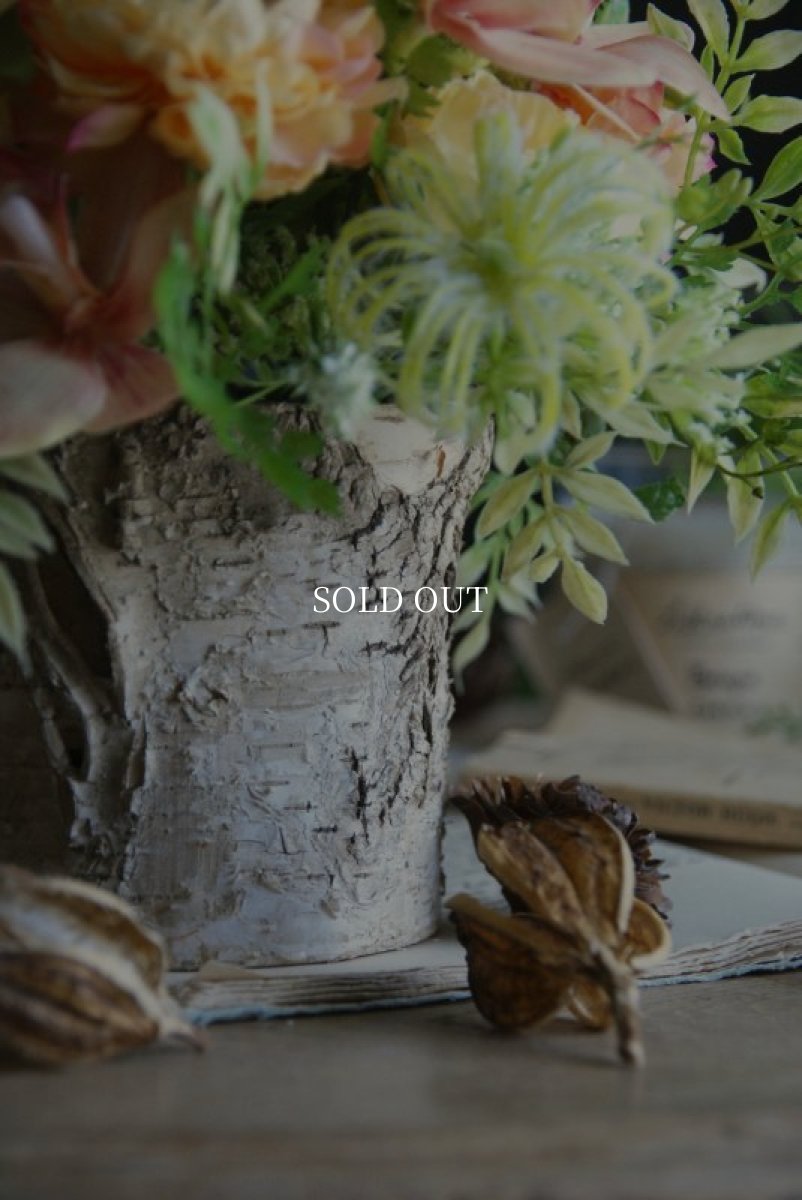 画像2: 白樺ポット オレンジイエロー (2)