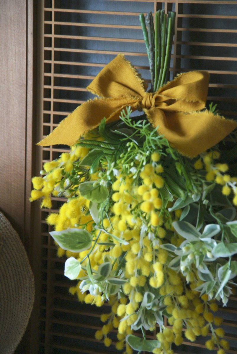画像2: ミモザの小さなスワッグ  (2)