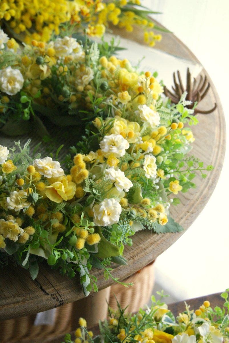 画像2: 黄花のリース (2)