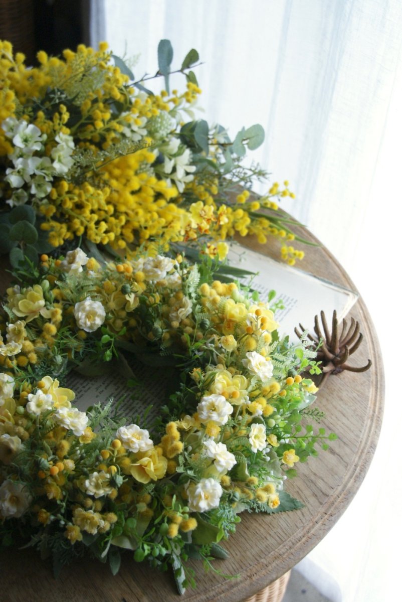 画像3: 黄花のリース (3)