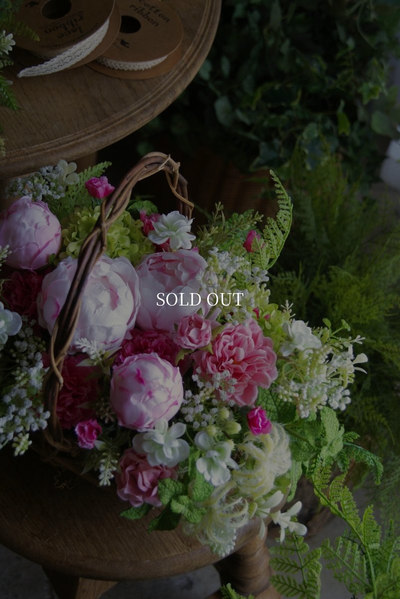 画像2: ピオニーの花籠 (2)