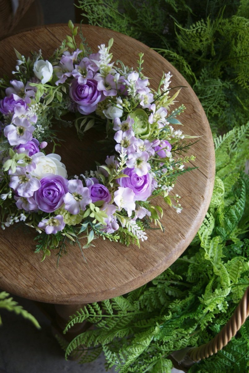 画像4: ピンクパープルのリース (4)