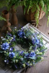 ラベンダーとユーカリのリース - KANON FLOWERS カノンフラワーズ