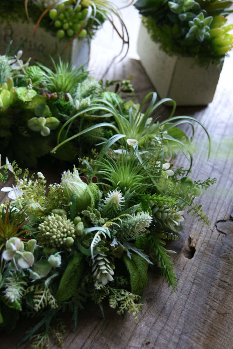 画像4: ボタニカルグリーンのリース (4)