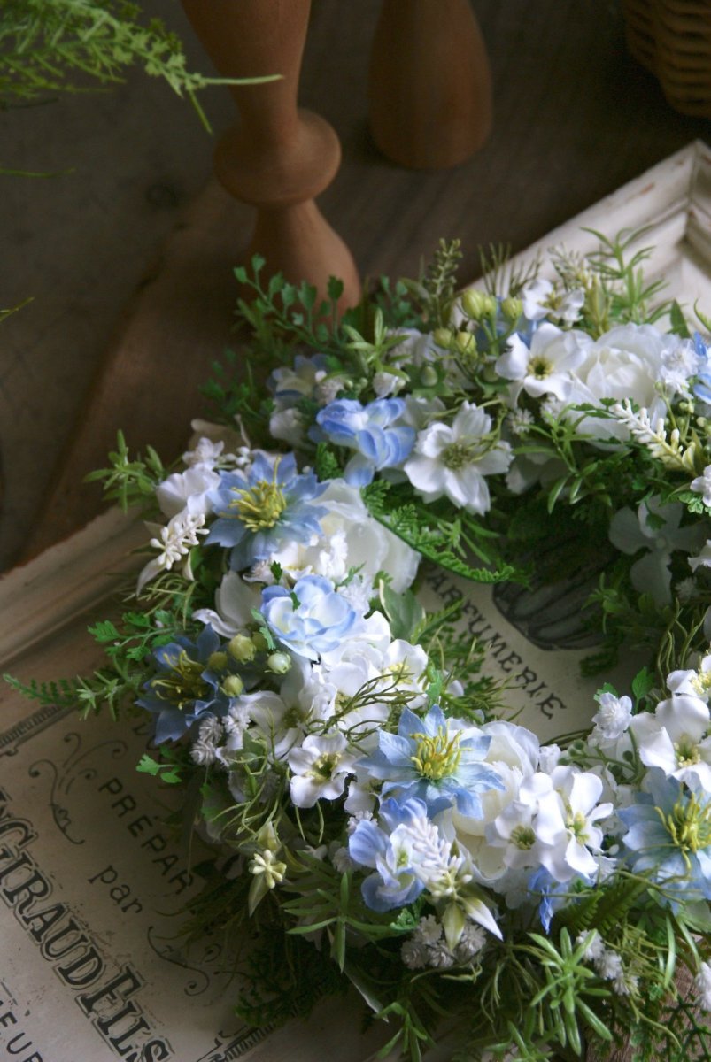 画像2: 爽風のナチュラルリース (2)