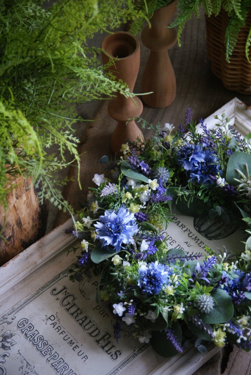 画像3: ラベンダーとユーカリのリース (3)