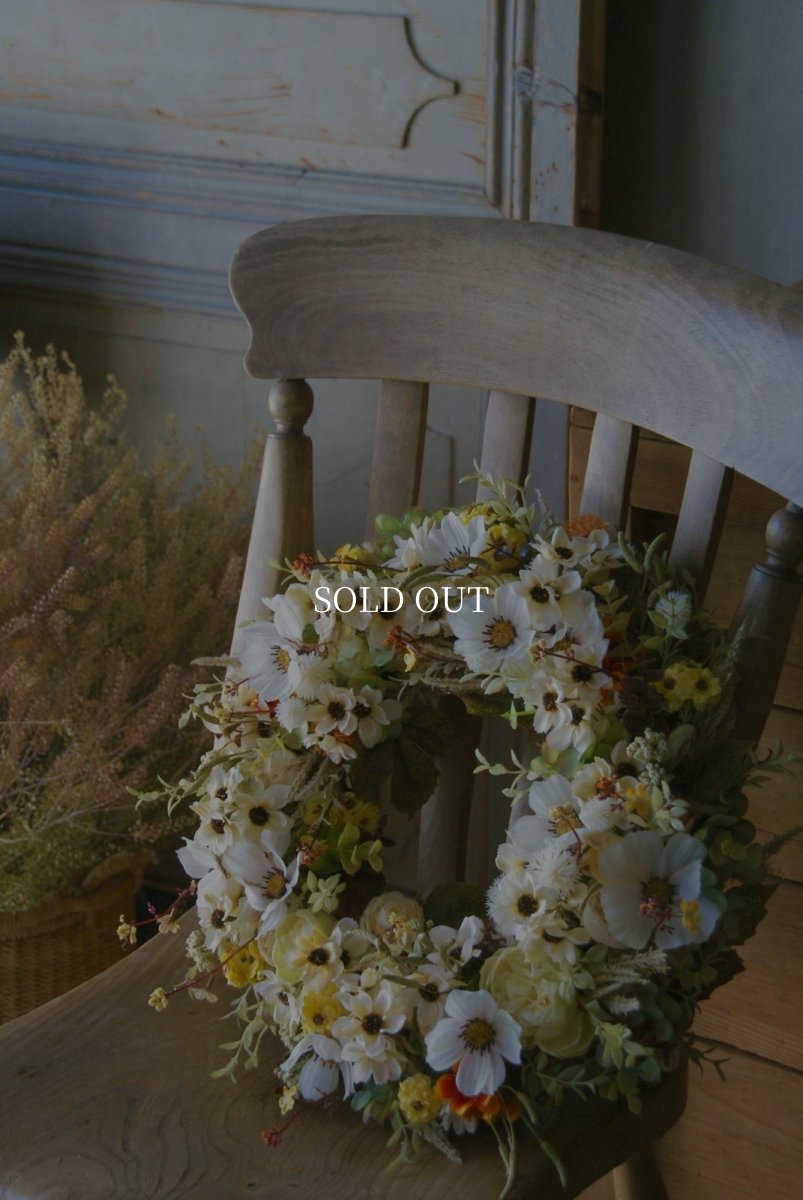 画像1: コスモスのリース Lサイズ (1)