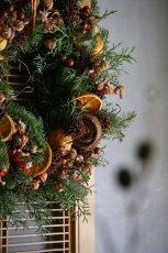 画像2: マンダリンオレンジのリース (2)