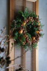 画像3: マンダリンオレンジのリース (3)