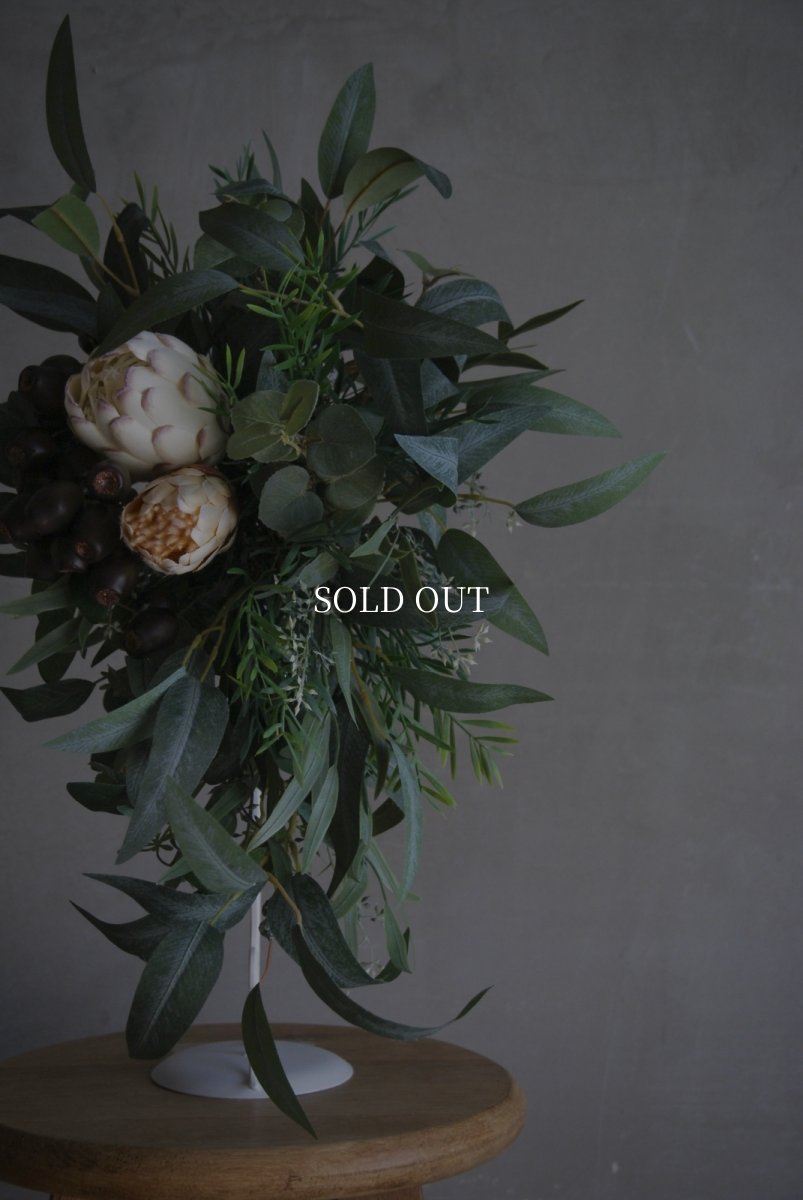 画像2: ユーカリのウエディングブーケ (2)