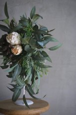 画像2: ユーカリのウエディングブーケ (2)