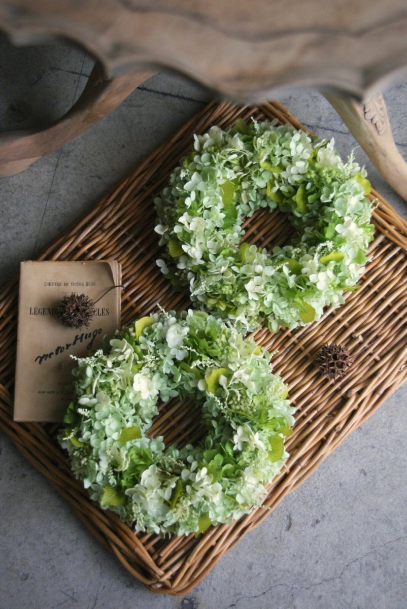 画像2: アナベルのリース 2個セット (2)