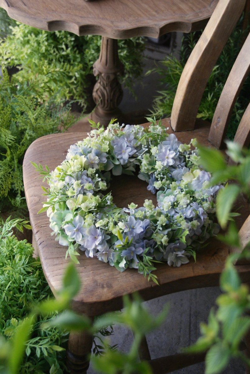 画像4: 紫陽花のリース (4)