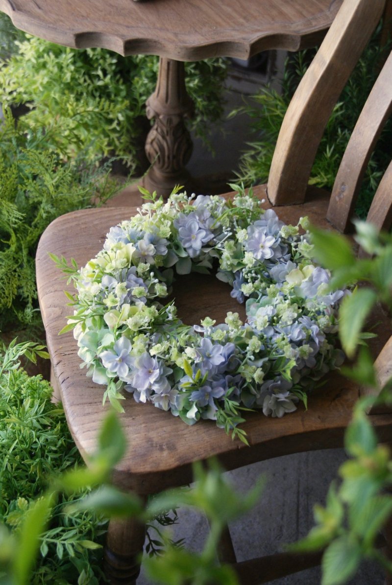 紫陽花のリース - KANON FLOWERS カノンフラワーズ
