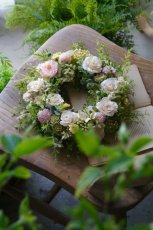 画像3: クリームピンクのリース (3)