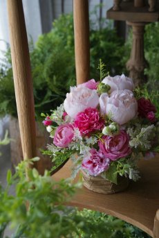 画像4: 芍薬のコンポジション Bタイプ (4)