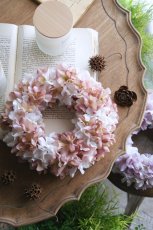 画像3: 紫陽花のリース ダスティモーブ (3)